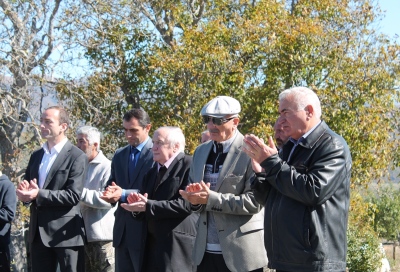 Открытие мемориала живым и павшим защитникам Сарабукской высоты 