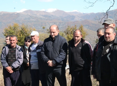 Открытие мемориала живым и павшим защитникам Сарабукской высоты 