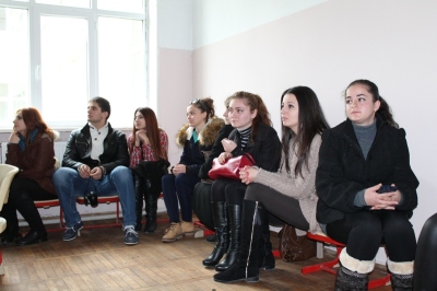 Встреча  преподавателей и студентов  Югоосетинского университета со школьниками Ленингорского района